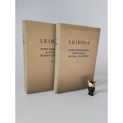 Leibniz "Nowe rozważania dotyczące rozumu ludzkiego" P.W.N. 1955- komplet tom I-II