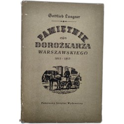 Langer Gottlieb - Pamietnik Dorożkarza Warszawskiego 1832 -1857, il. M. Sopoćko, Varsaviana